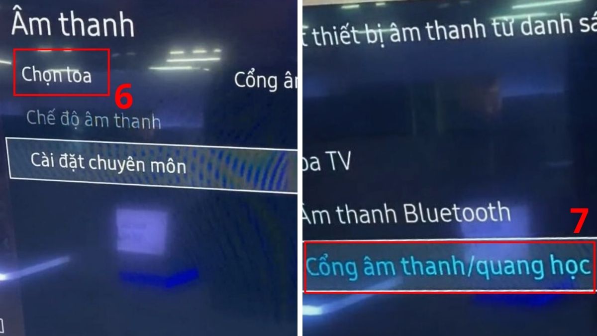 Cách kết nối tivi Sony với loa kéo không dây thông qua cổng Audio/Optical