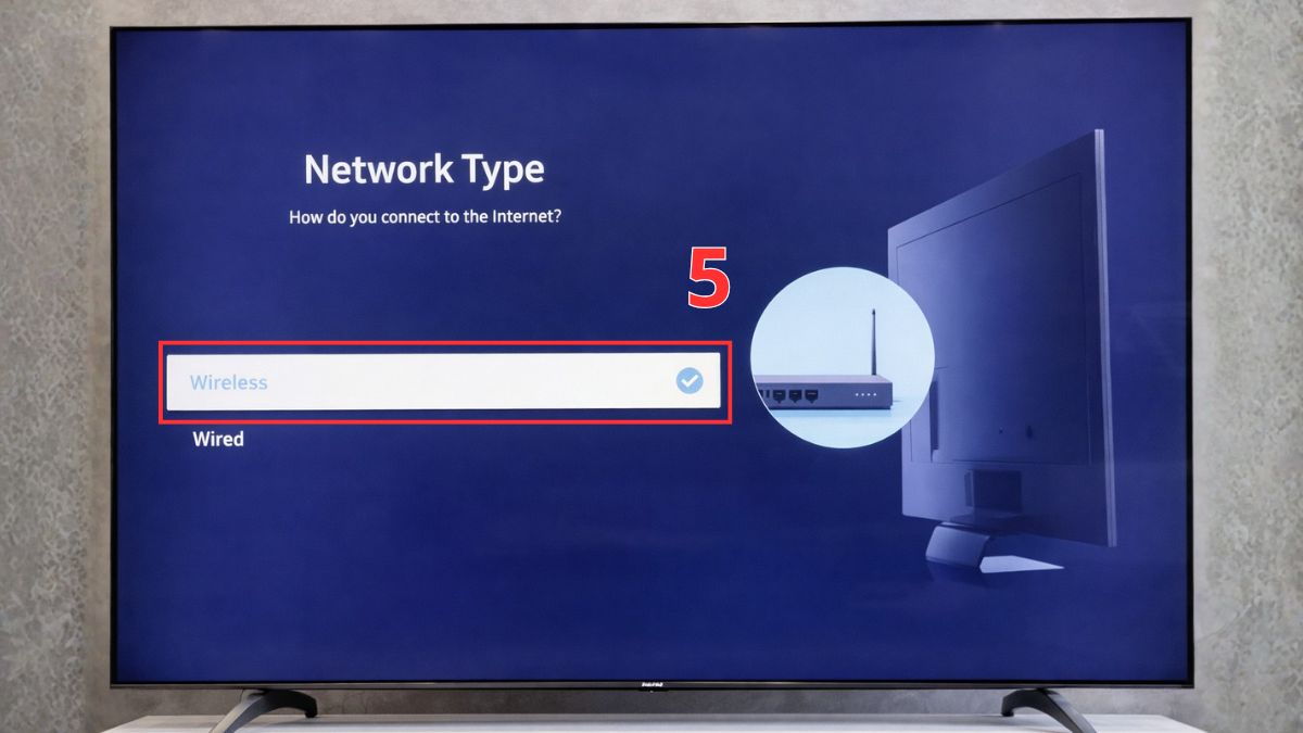 Kết nối WiFi trực tiếp trên tivi Samsung cũ (nếu có hỗ trợ)
