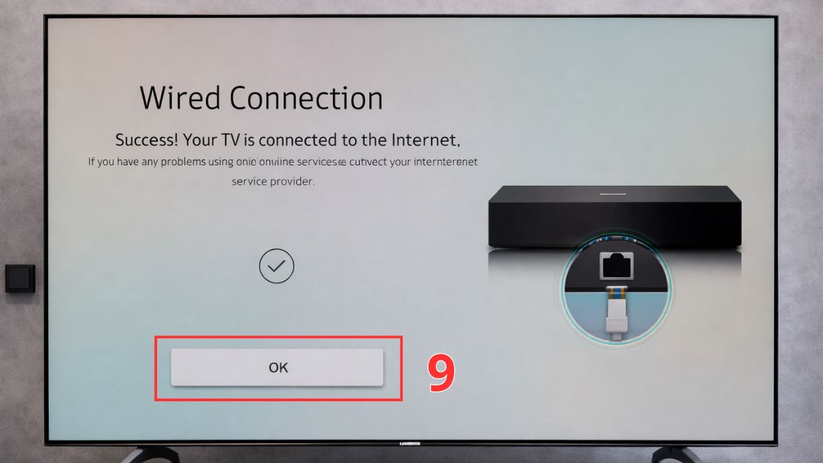 Kết nối WiFi trực tiếp trên tivi Samsung cũ (nếu có hỗ trợ)