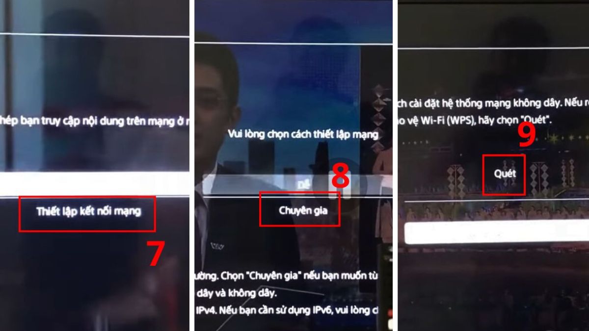Cách kết nối WiFi cho tivi Sony đời cũ có hỗ trợ WiFi sẵn