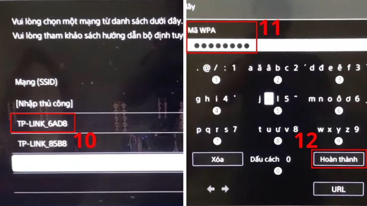 Cách kết nối WiFi cho tivi Sony đời cũ có hỗ trợ WiFi sẵn