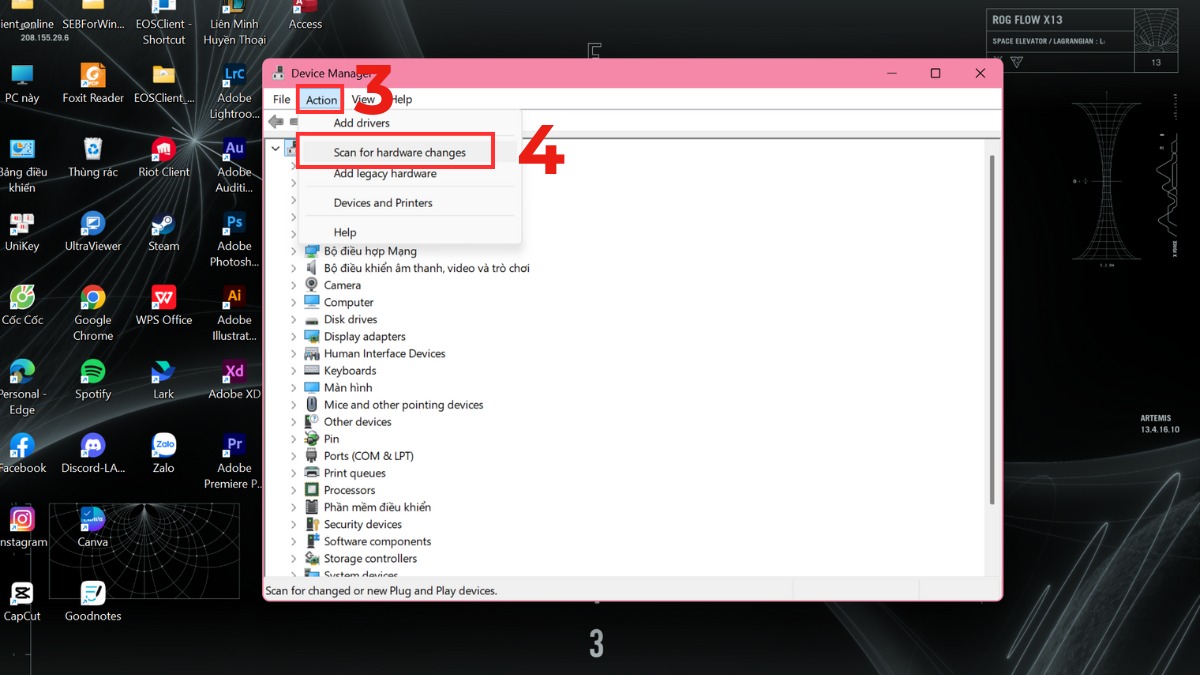 Cách mở khóa bàn phím laptop Asus khi cần sử dụng lại 