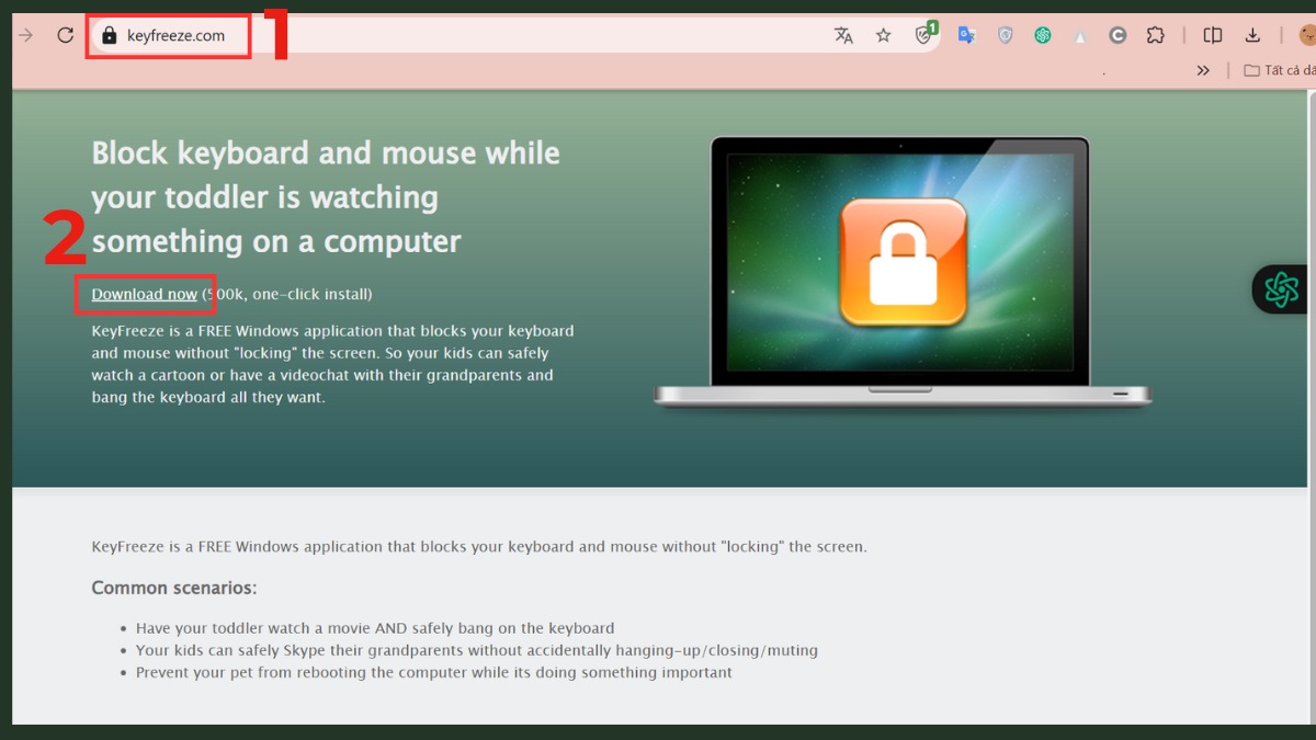 Sử dụng phần mềm hỗ trợ để khóa bàn phím laptop ASUS