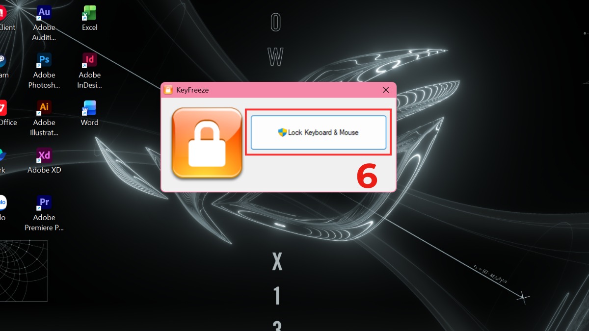 Sử dụng phần mềm hỗ trợ để khóa bàn phím laptop ASUS
