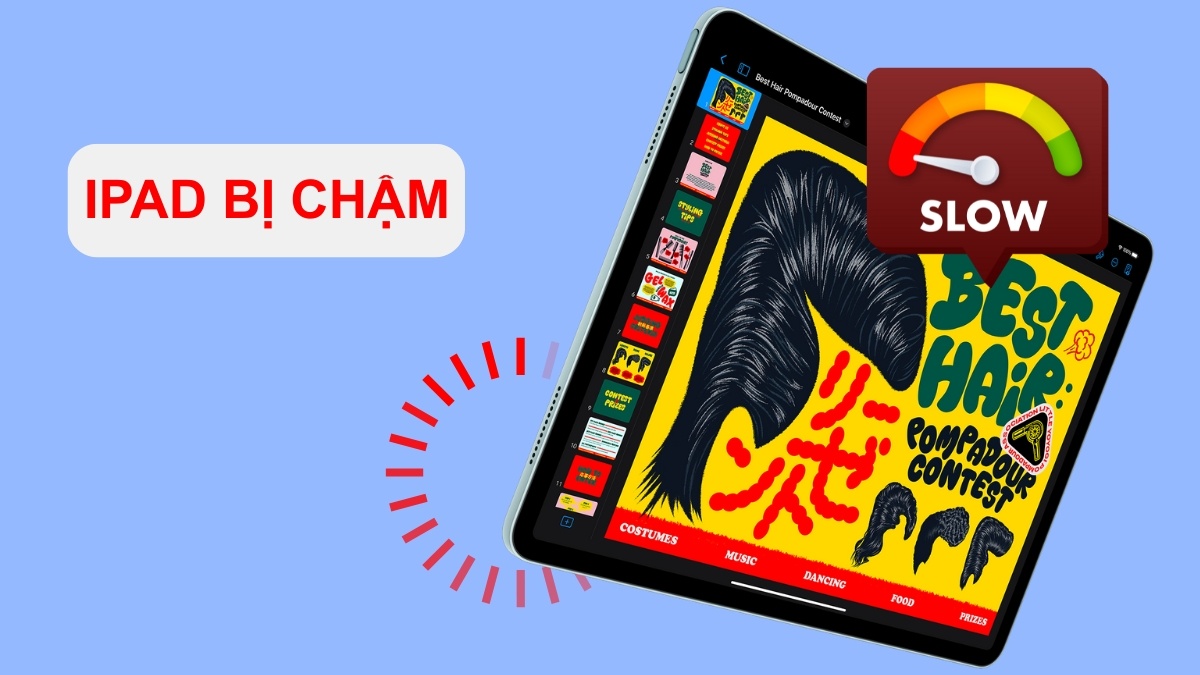 Khôi phục cài đặt gốc iPad xong nhưng máy vẫn chậm