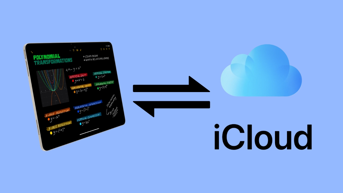 Sao lưu dữ liệu iPad trước khi reset