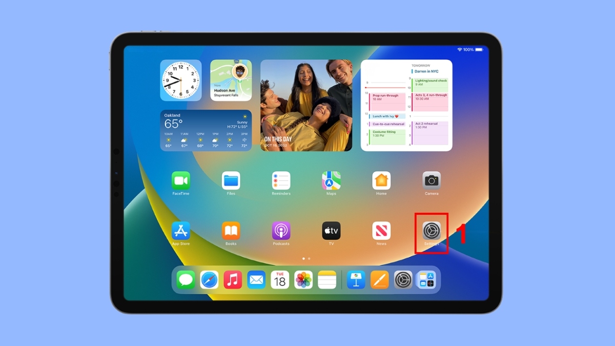 Cách khôi phục cài đặt gốc iPad trực tiếp trên máy