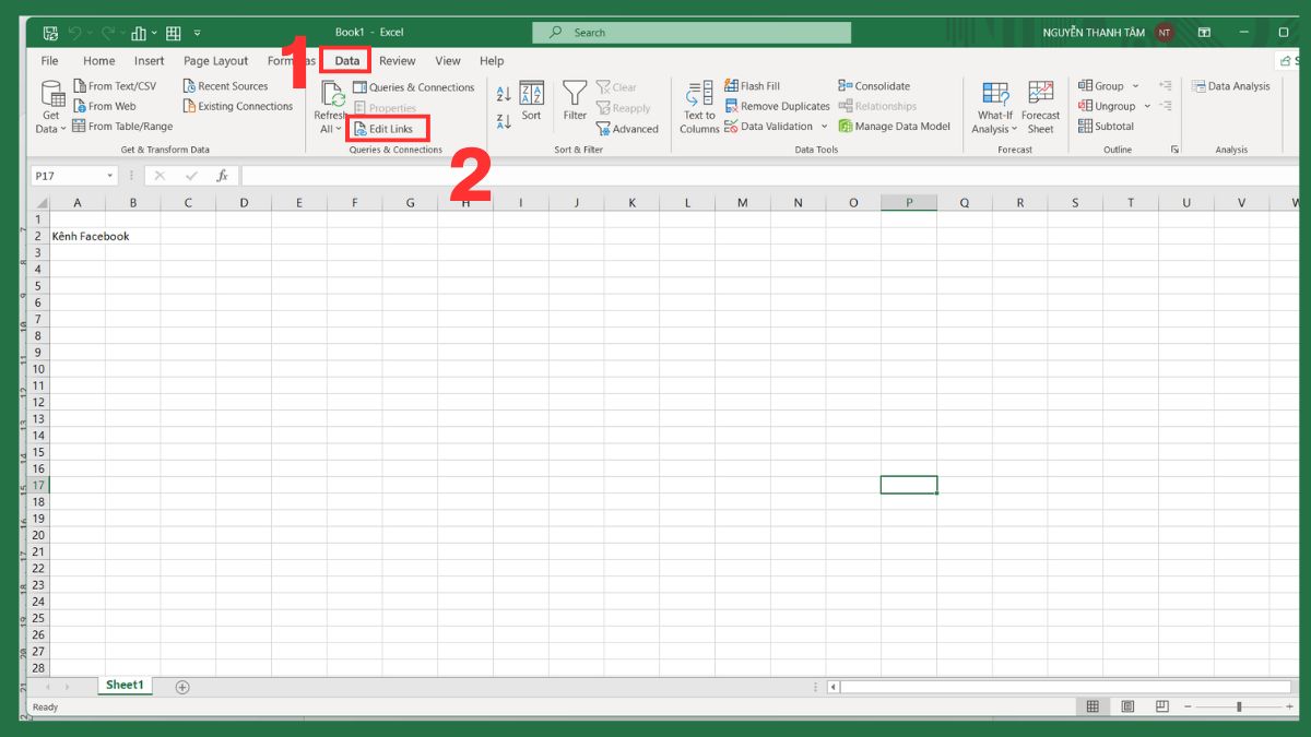 Thường xuyên kiểm tra Edit Links