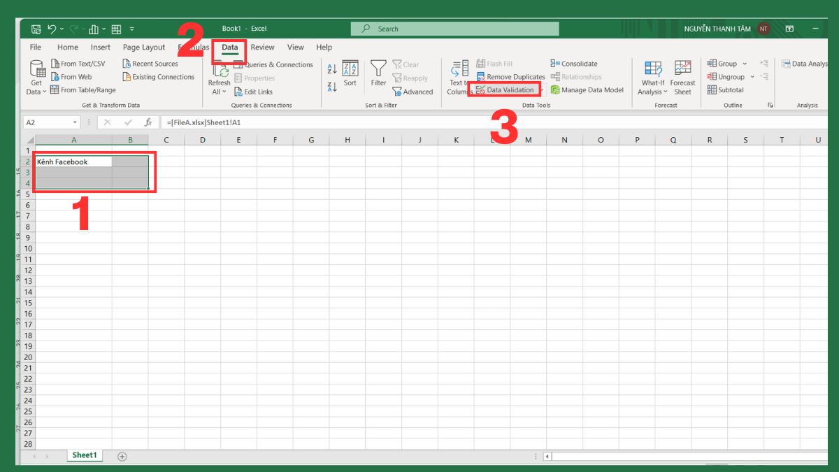 Sửa lỗi bằng Data Validation rất đơn giản