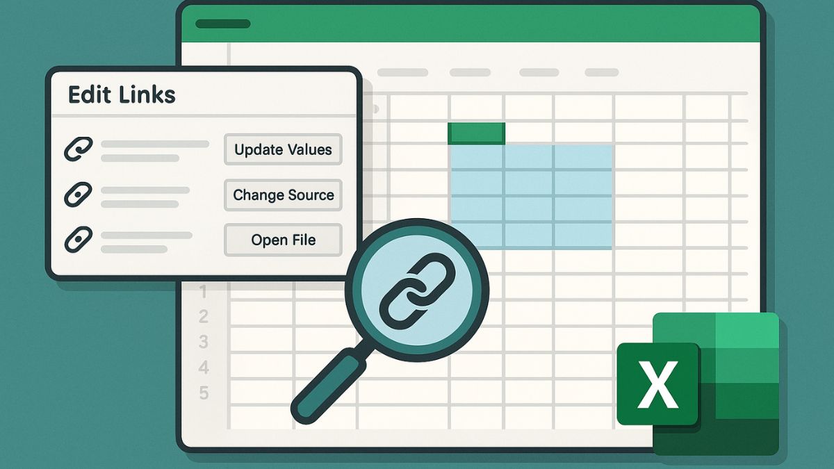 Thường xuyên kiểm tra Edit Links để quản lý các file tham chiếu