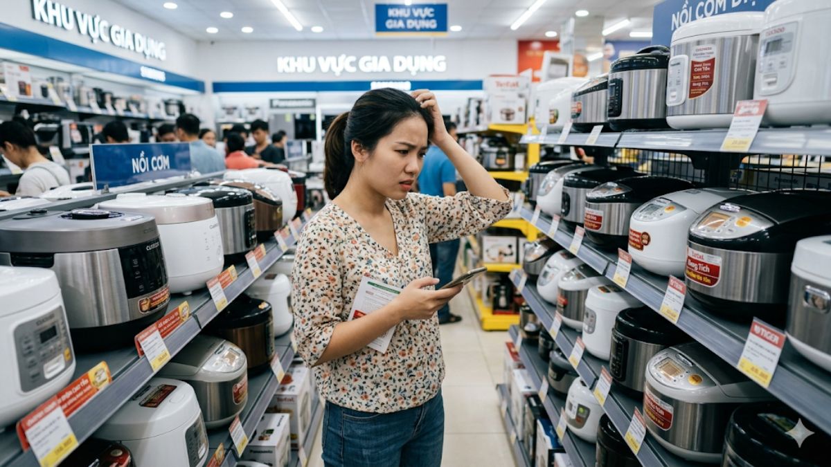 Những sai lầm thường gặp khi chọn mua nồi cơm điện