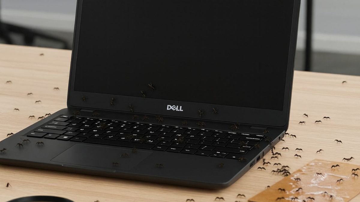 Đặt bẫy kiến xung quanh khu vực làm việc