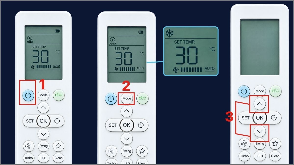 Cách dùng chế độ Cool với ký hiệu bông tuyết