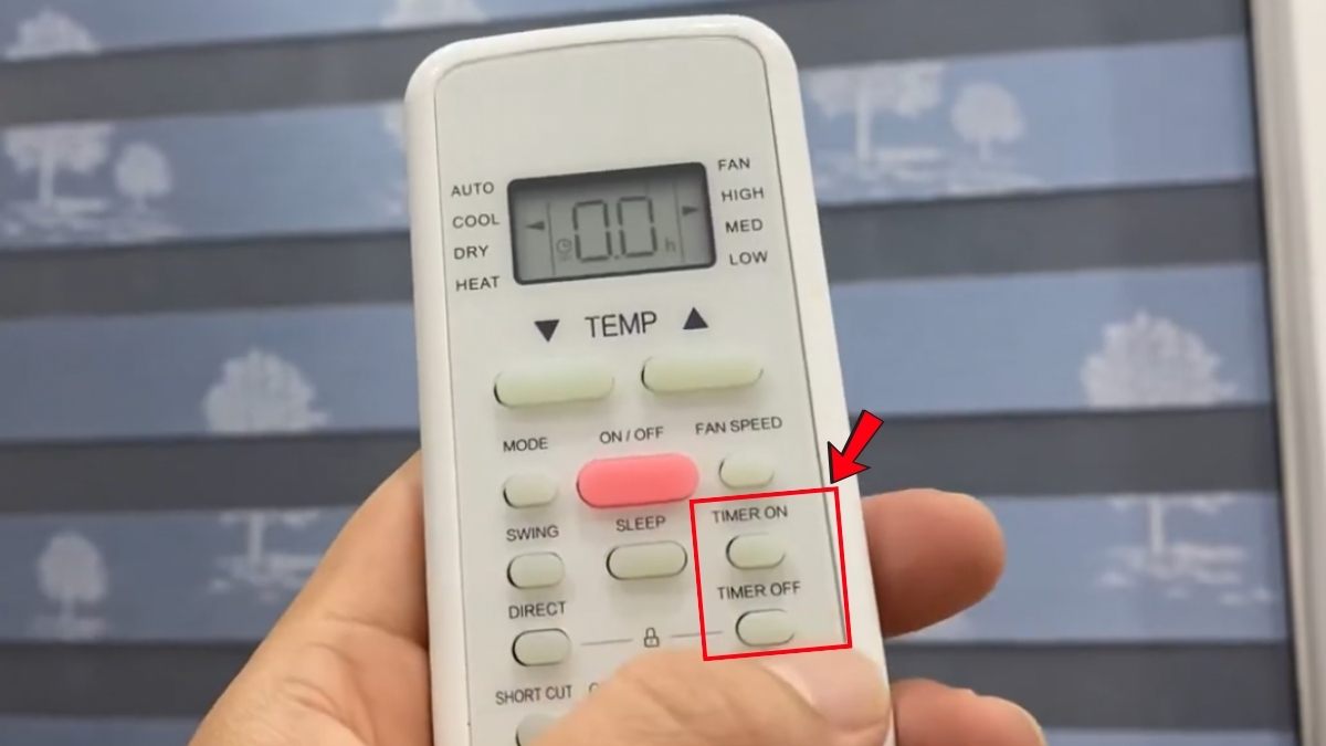 Cách hẹn giờ bật và tắt điều hòa Nagakawa