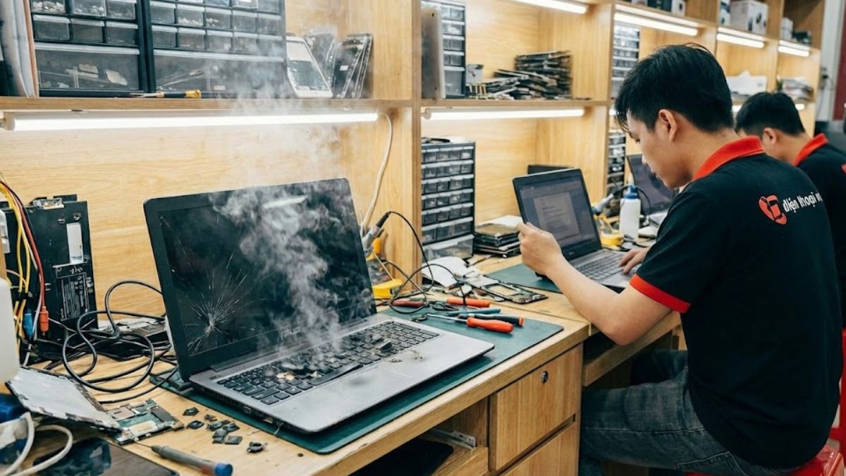 Đem laptop đến Điện Thoại Vui để kiểm tra và sửa chữa