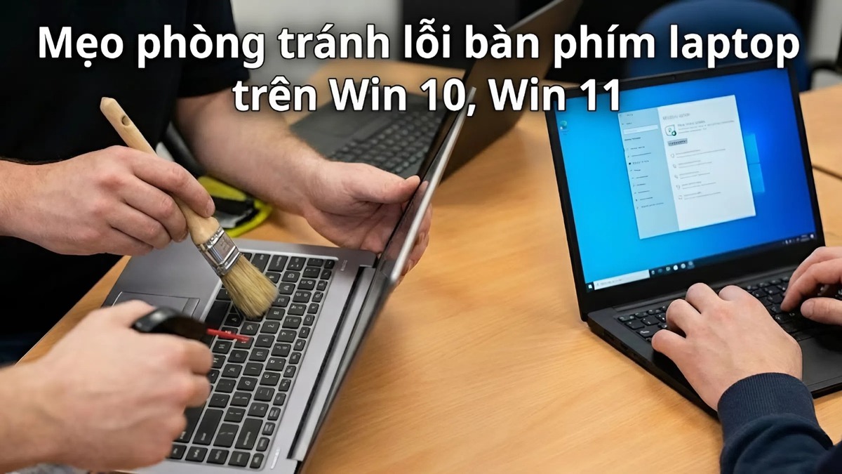Mẹo phòng tránh lỗi bàn phím trên Win 10, Win 11