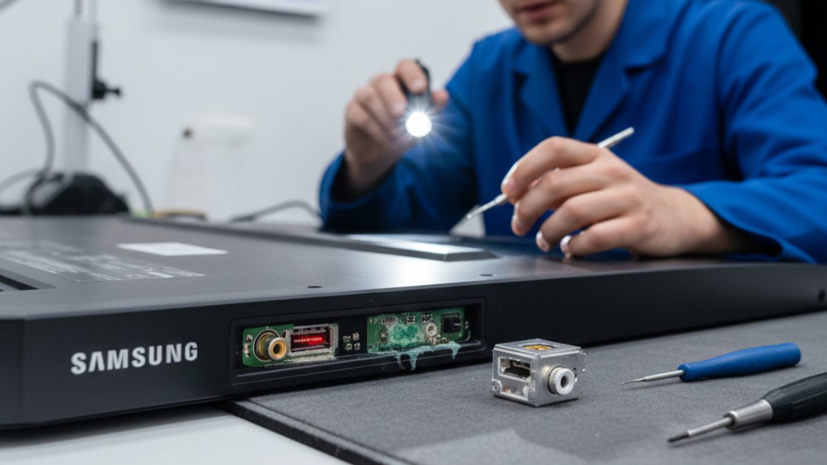 Khi nào cần sửa hoặc thay cổng âm thanh quang học tivi Samsung?