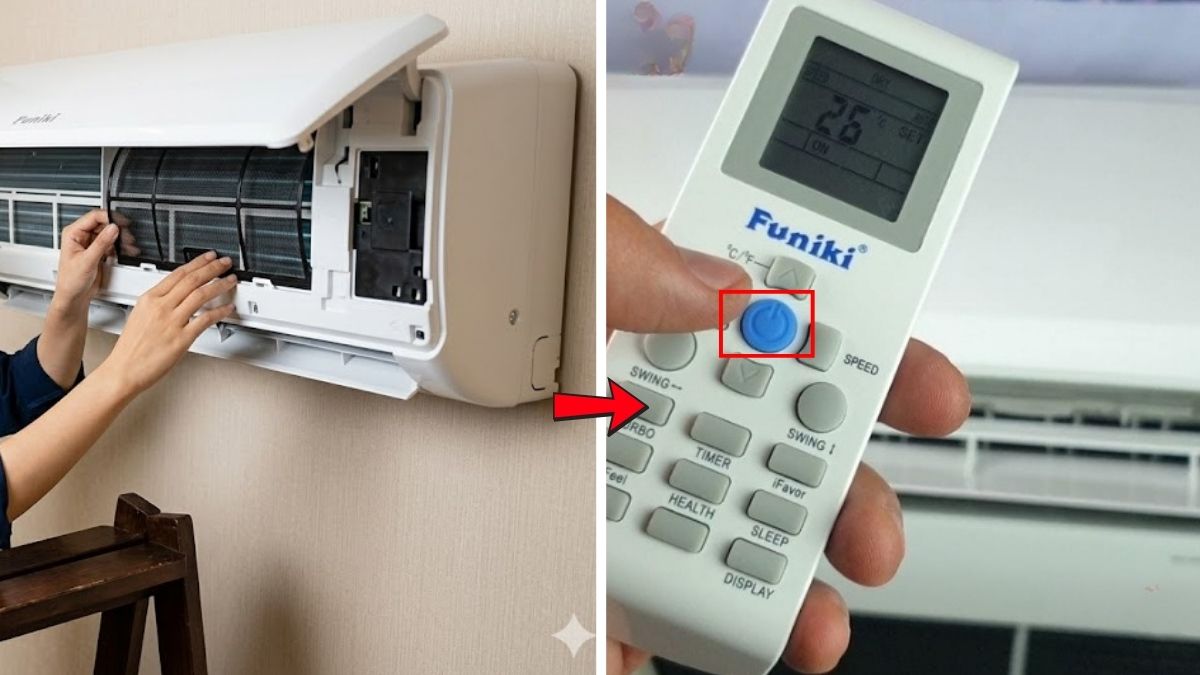 Vệ sinh lại dàn lạnh để tránh lỗi E3 ở điều hòa Funiki