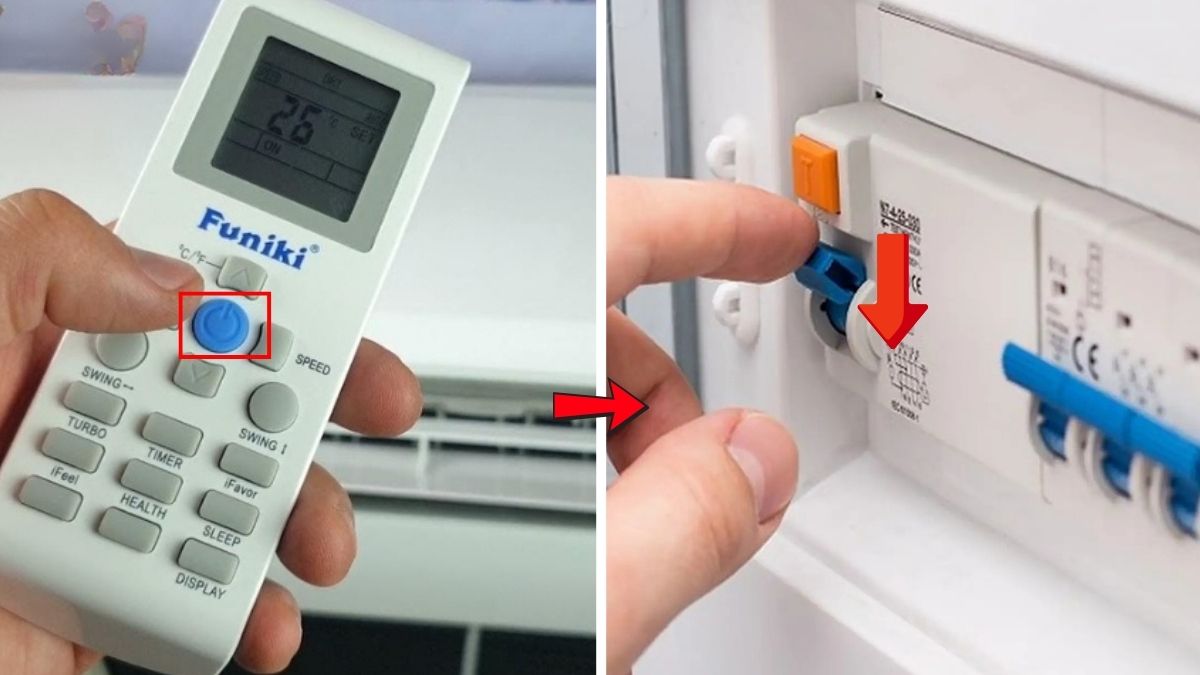 Kiểm tra lốc máy và quạt để khắc phục lỗi E3 trên điều hòa Funiki