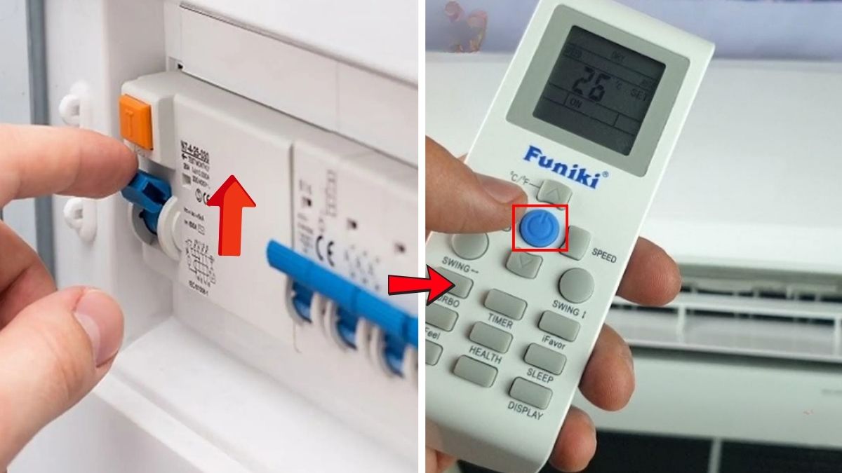 Kiểm tra lốc máy và quạt để khắc phục lỗi E3 trên điều hòa Funiki