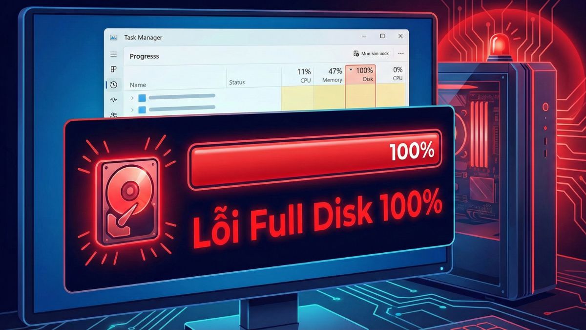 Mức độ nguy hiểm của lỗi Full Disk 