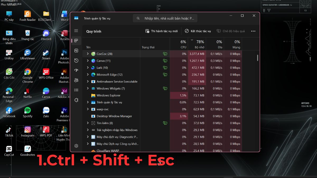 Tắt các ứng dụng chạy nền không cần thiết