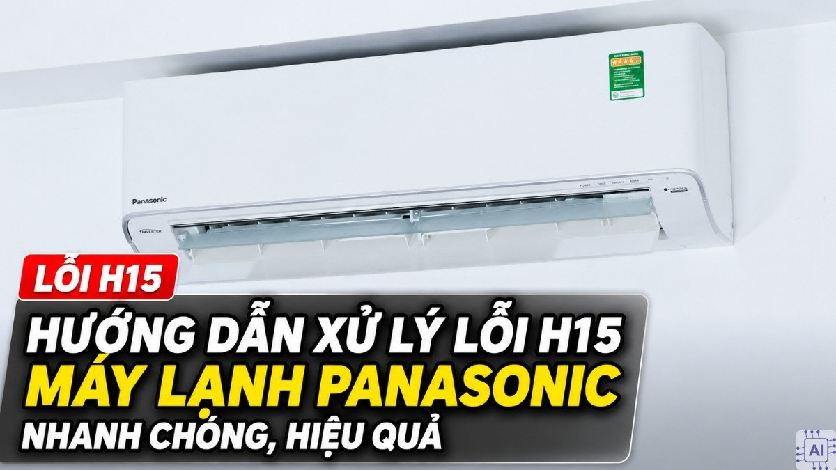 Hướng dẫn xử lý lỗi H15 máy lạnh Panasonic nhanh chóng, hiệu quả