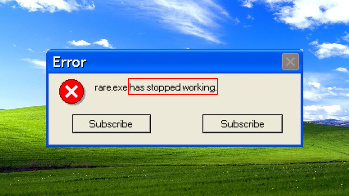 Has stopped working thường xuất hiện khi hệ thống lỗi