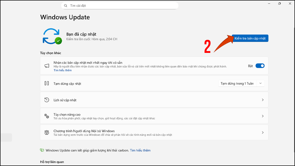 Cập nhật Windows và driver để sửa lỗi has stopped working