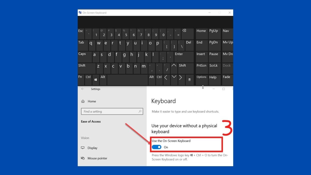 Kiểm tra bàn phím số ảo