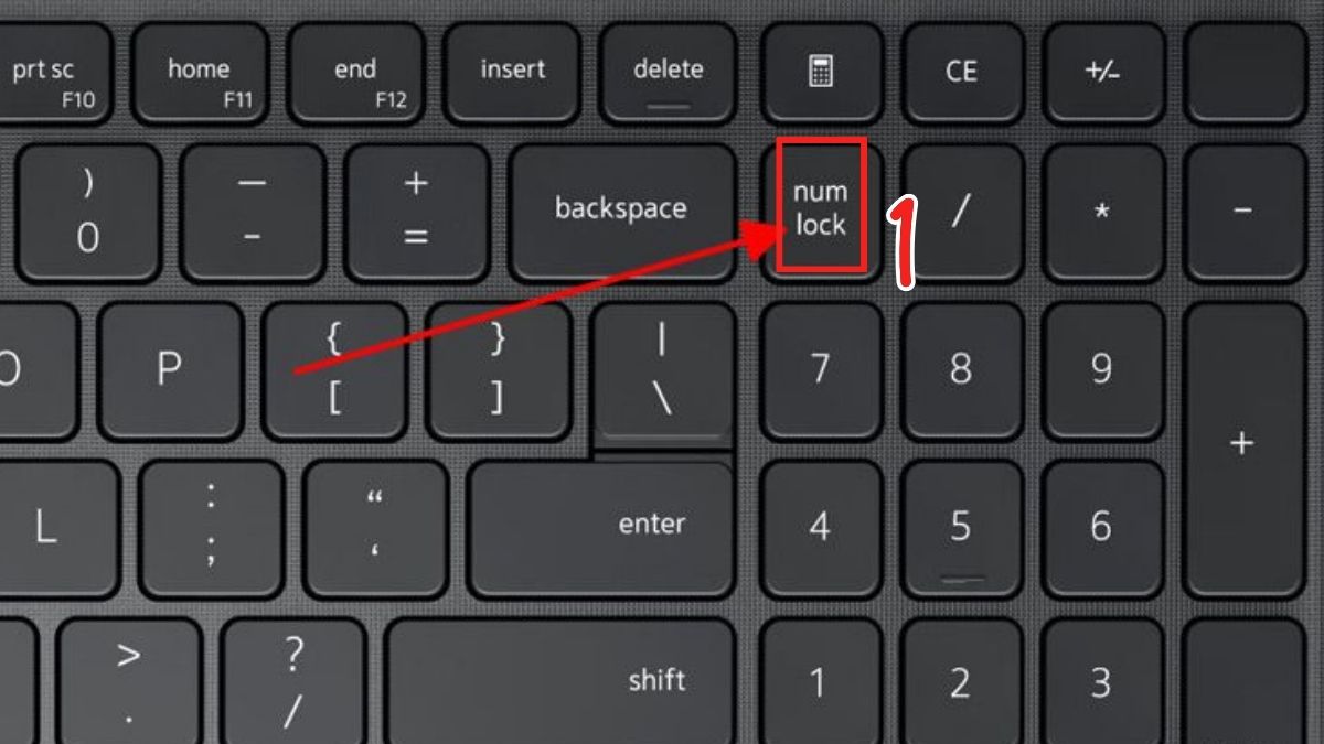 Kiểm tra và bật NumLock