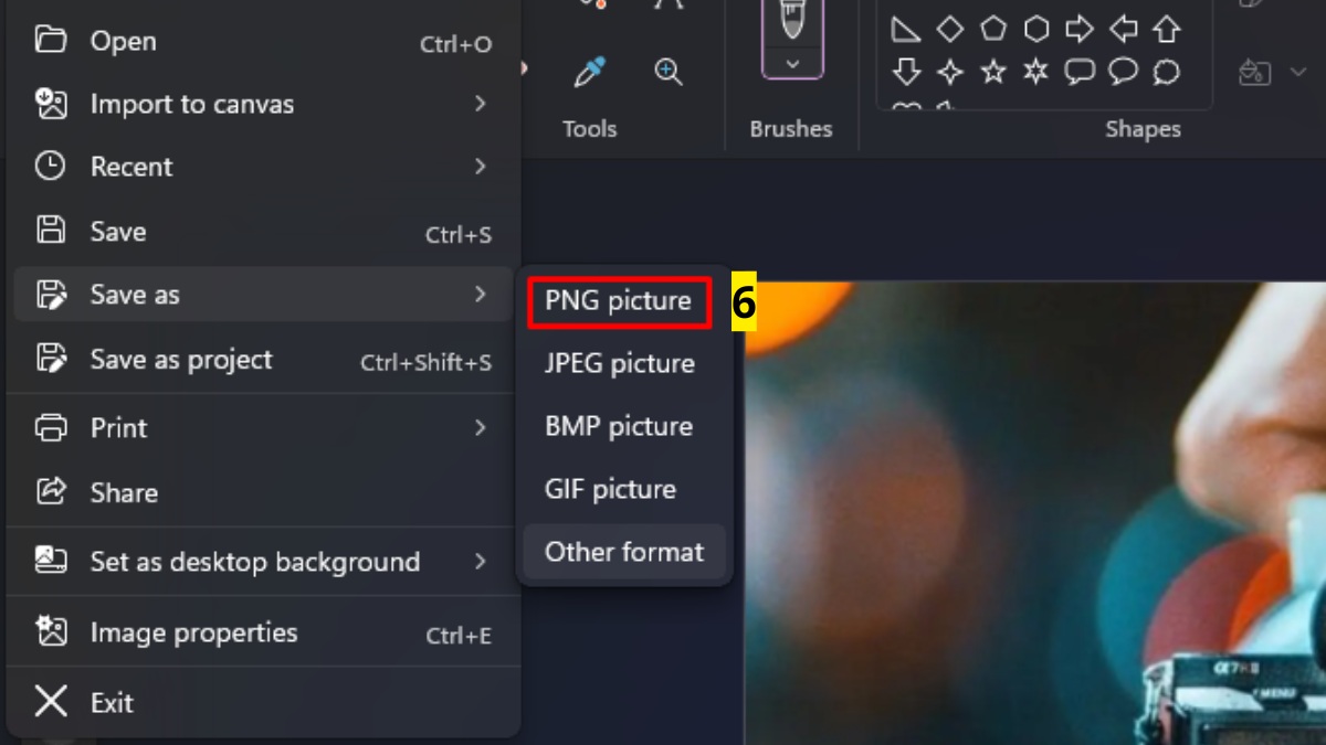 Đổi dạng ảnh để fix lỗi Window Photo Viewer can't display this picture