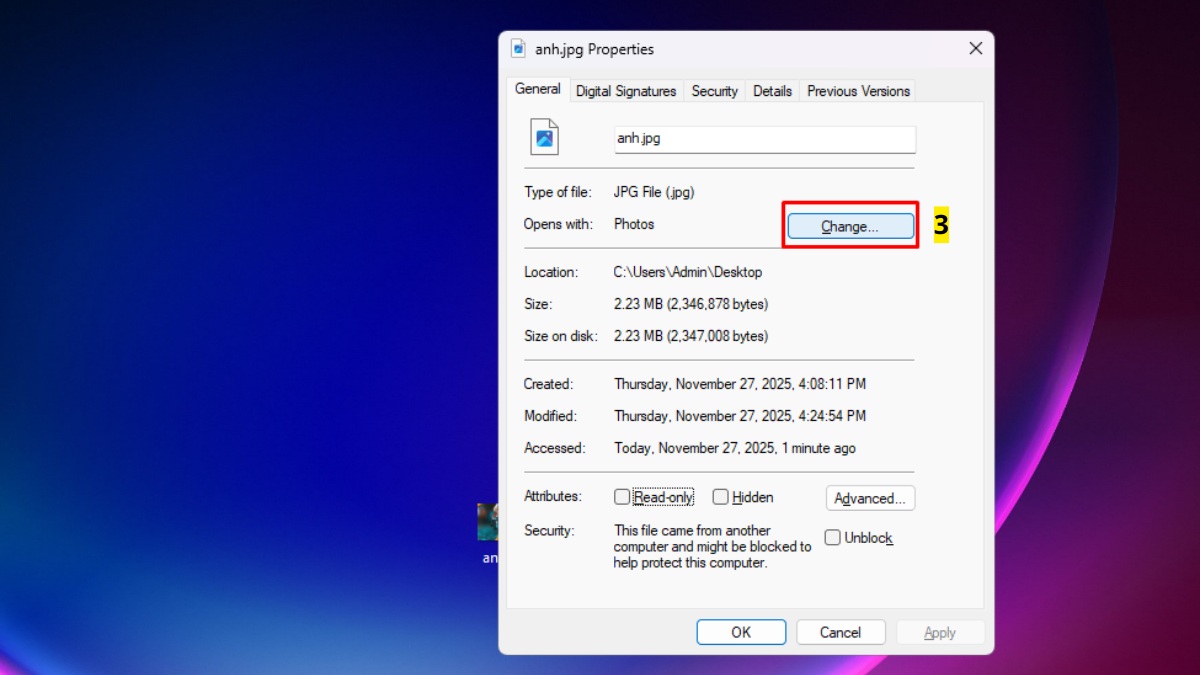 Dùng trình xem ảnh thay thế (nếu cần)
