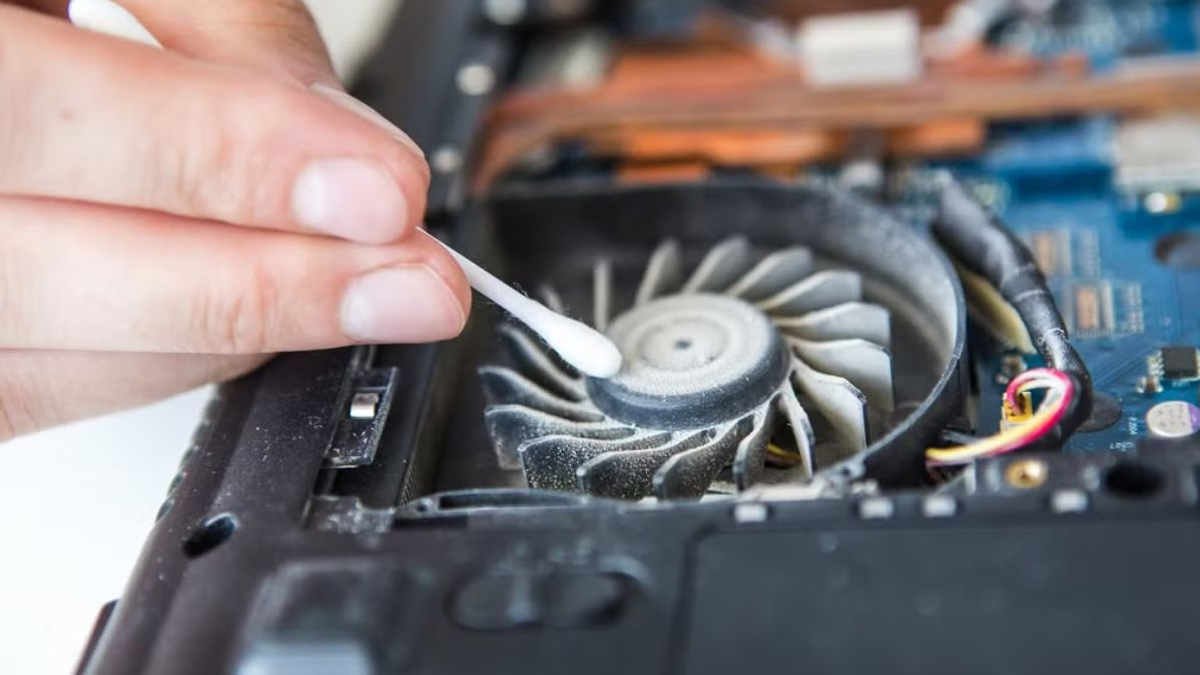 Vệ sinh laptop và quạt tản nhiệt