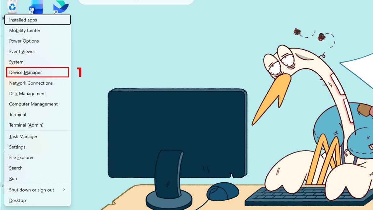 Cập nhật hoặc cài lại driver bàn phím (nếu có)