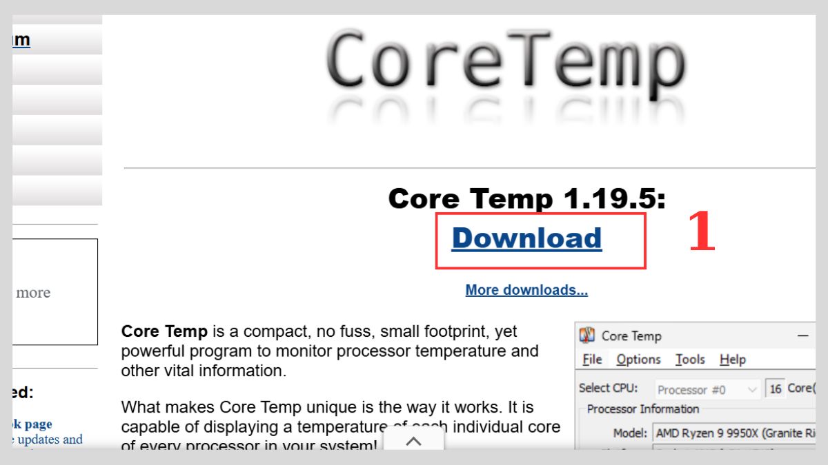 Kiểm tra CPU và nhiệt độ máy