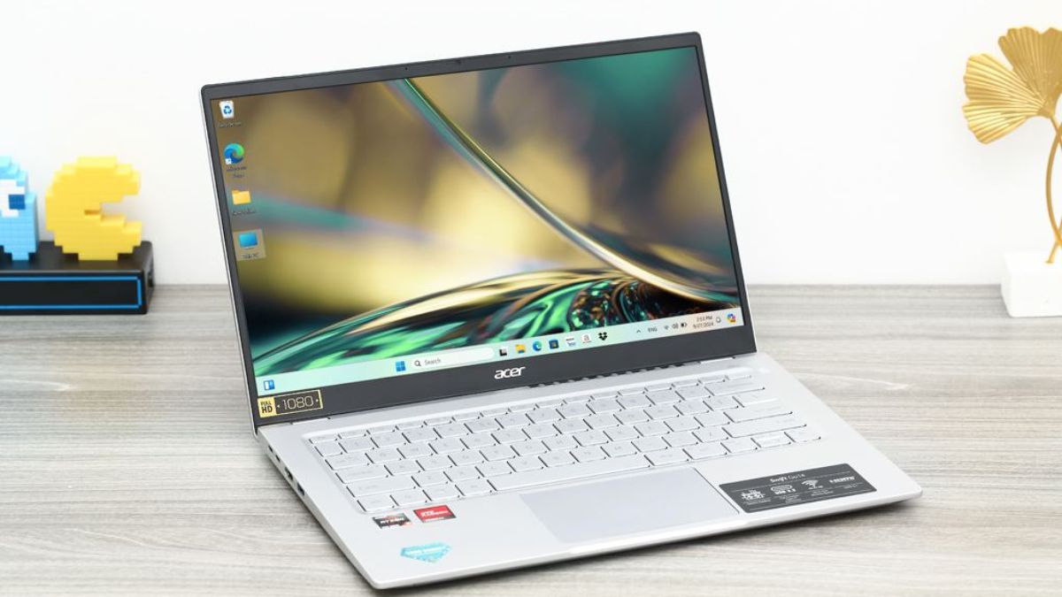 Laptop Acer bền bỉ màu xám