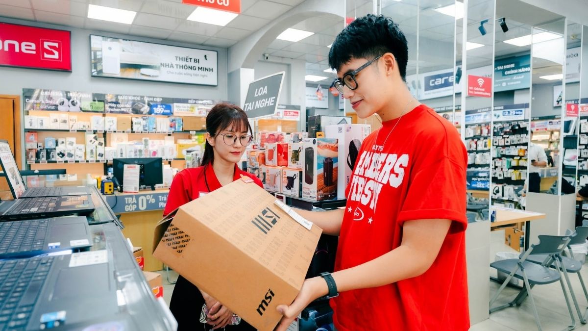 Mua laptop xanh mint chính hãng tại CellphoneS