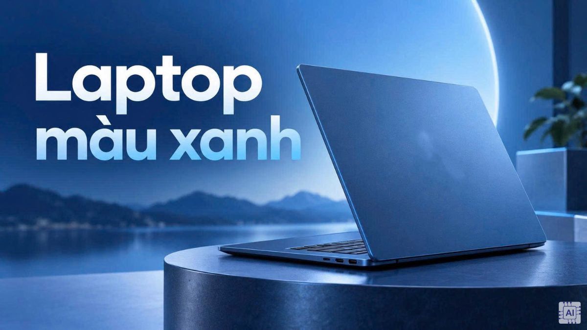Top laptop màu xanh đẹp 2026: Độc đáo, Sang trọng, Đáng mua