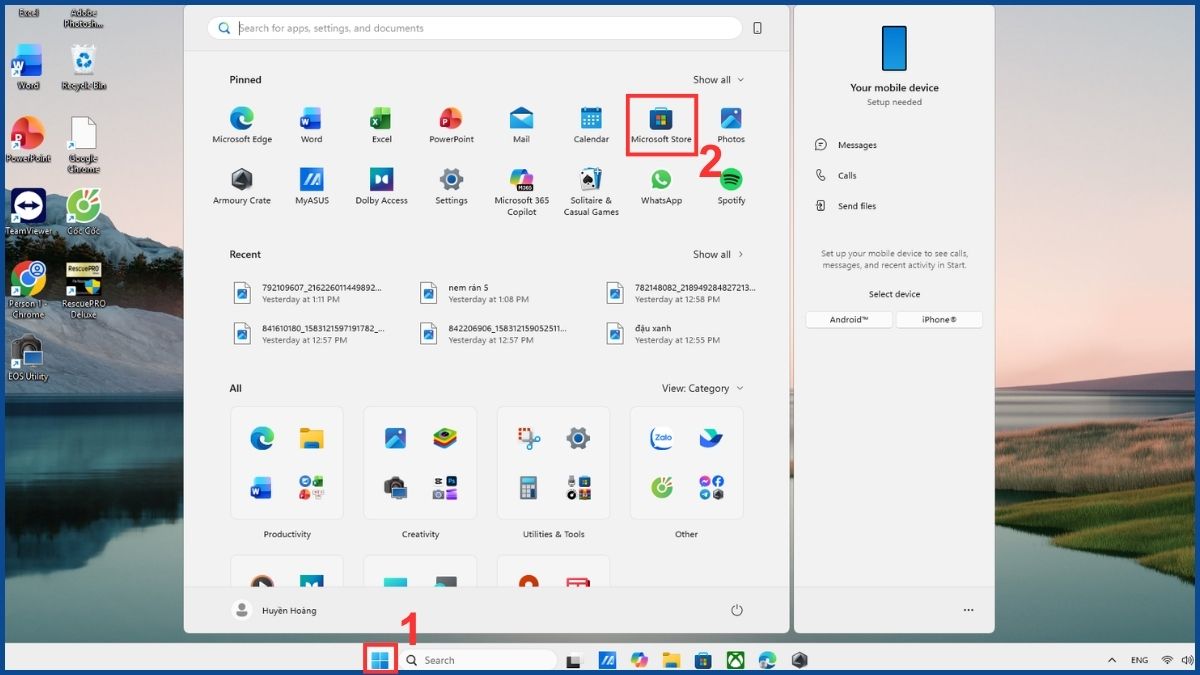 Cách tải và cài đặt phần mềm LG Control Center khi tải trên Microsoft Store