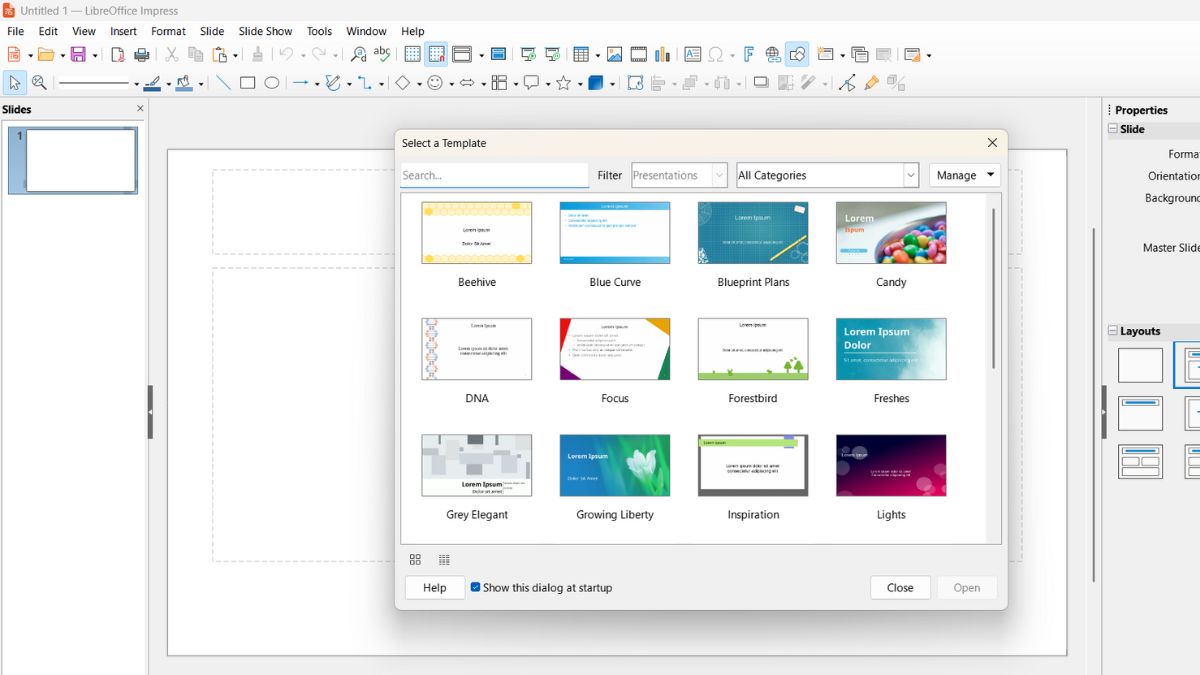Hướng dẫn sử dụng LibreOffice Impress