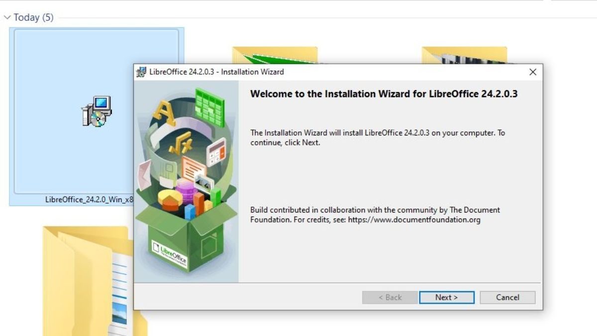 Cài đặt phần mềm LibreOffice