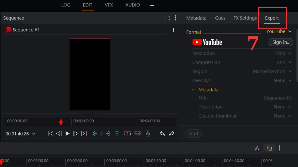 Xuất video đã chỉnh sửa hoàn thiện trong Lightworks