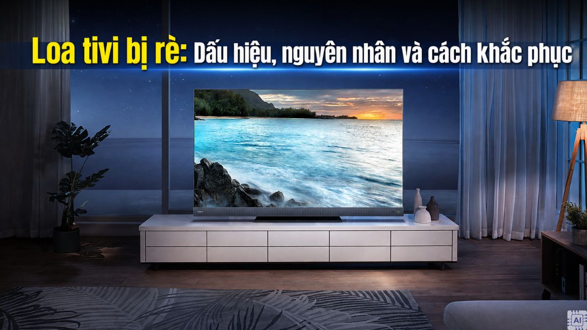 Loa tivi bị rè: Nguyên nhân và cách khắc phục tại nhà cực dễ