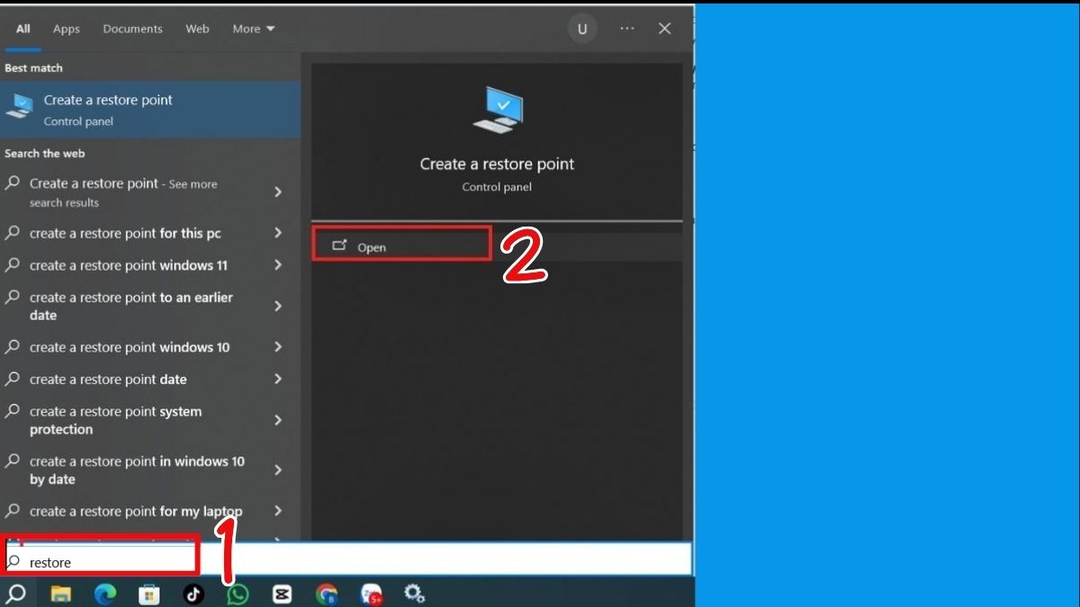 Khôi phục hệ thống nếu lỗi phần mềm nghiêm trọng