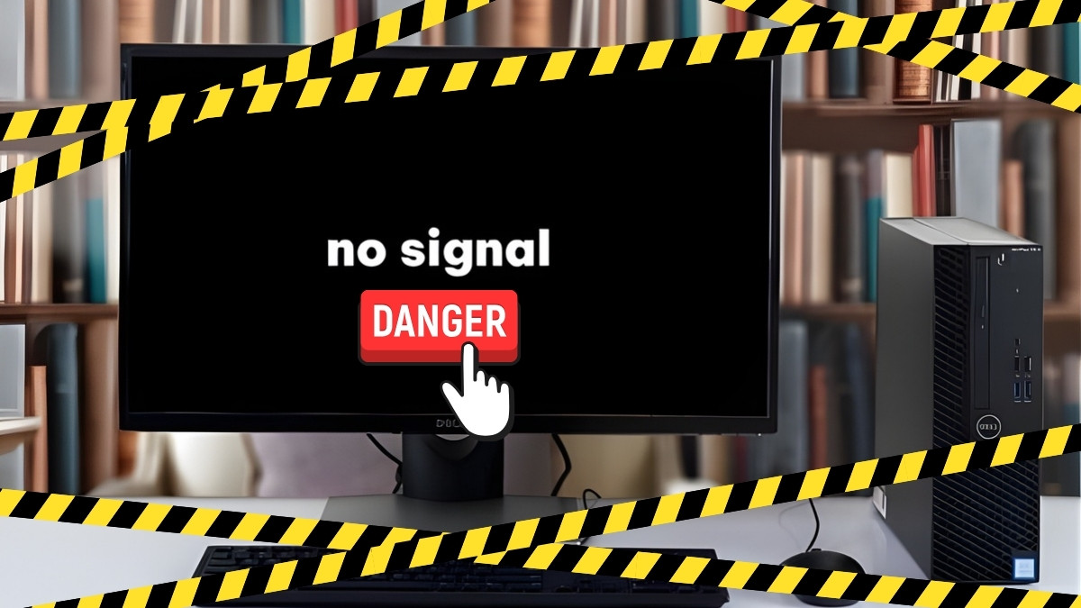 Lỗi No Signal có nguy hiểm cho máy tính không?