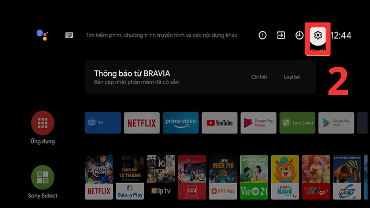 Khôi phục phần mềm TV Sony