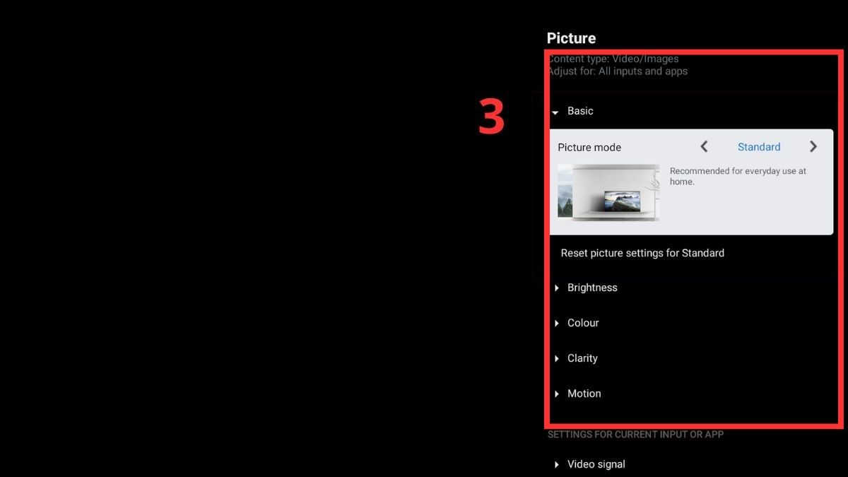 Kiểm tra và chỉnh lại cài đặt hình ảnh