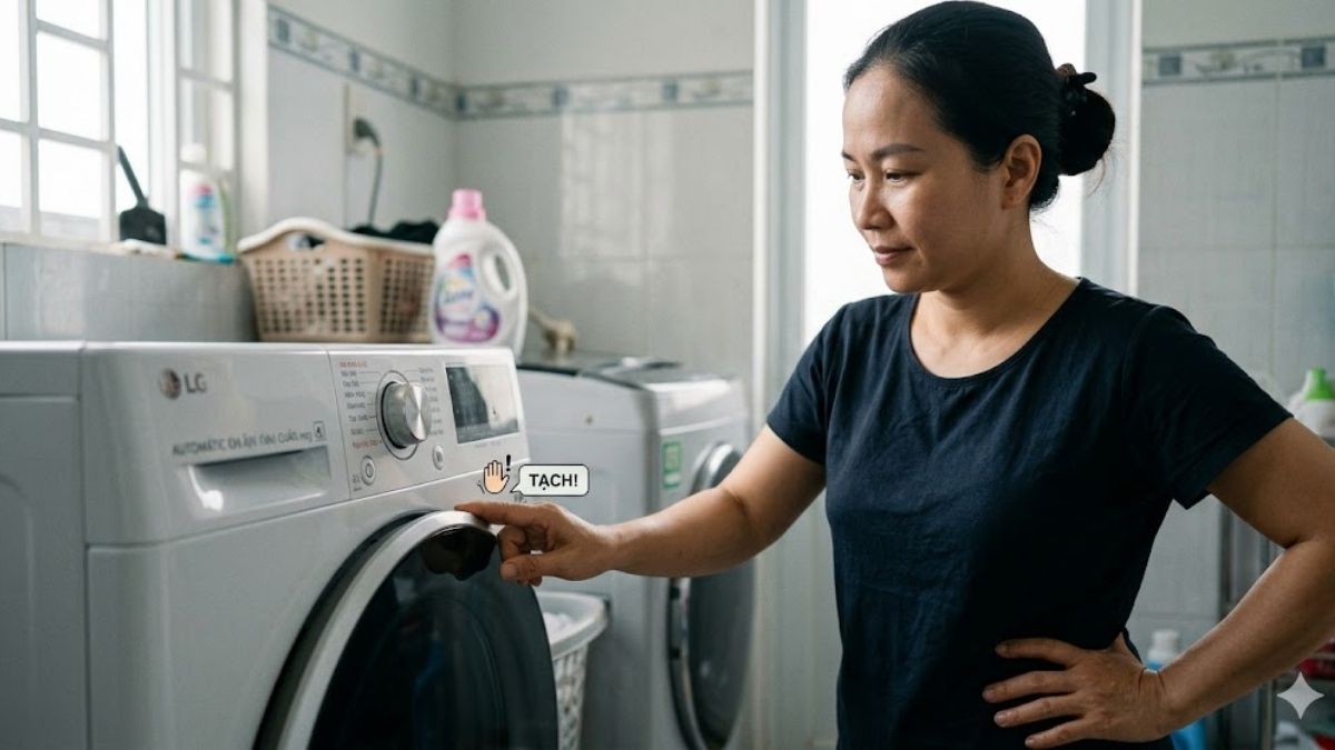 Tránh đóng cửa quá mạnh hoặc kéo giật