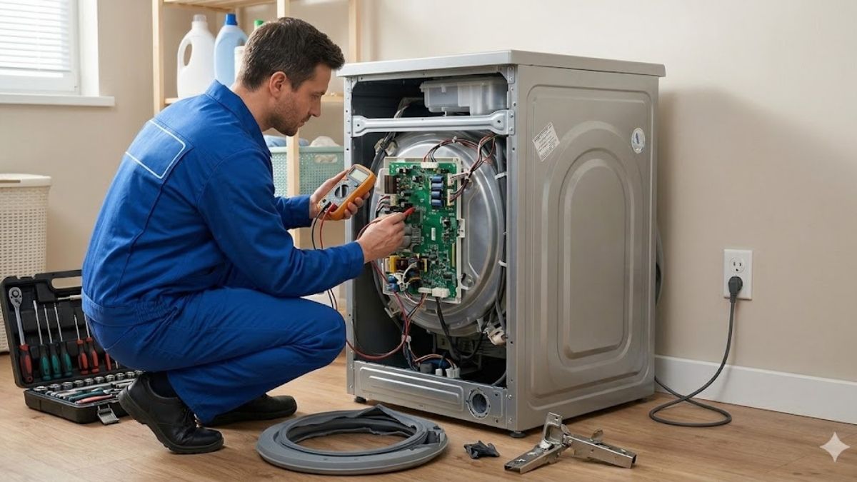 Những tình huống nên gọi thợ sửa máy giặt chuyên nghiệp